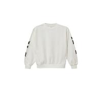 Oversize-Sweatshirt mit Print auf Ärmeln und Rücken 146/152 creme|weiß 2169186.0210.146_152