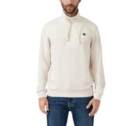 s.Oliver Sweatshirt mit Eingrifftaschen und Label-Patch Weiß Gr. XL
