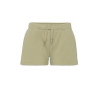 Sweatshorts S.OLIVER, Damen, Gr. 36/38, N-Gr, grün (pistazie), Rippware, Obermaterial: 100% Baumwolle, unifarben, bequem kurz, Hosen Sweatshorts, Kurze Hose aus Ripp-Qualität mit seitlichen Taschen, L