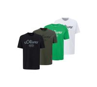 s.Oliver T-Shirt 4er Pack Herren mehrfarbig, L