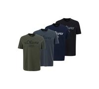 s.Oliver T-Shirt 4er Pack Herren mehrfarbig, XL