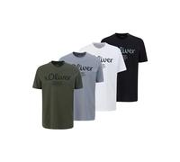 s.Oliver T-Shirt 4er Pack Herren mehrfarbig, XXXL