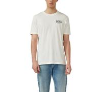 T-Shirt aus Baumwolljersey mit Frontprint 3XL creme 2175878.02D2.3XL