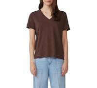 T-Shirt aus Flammgarn mit V-Ausschnitt 36 braun 2166337.8828.36