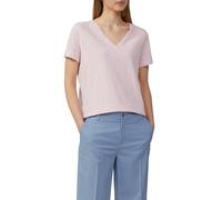 T-Shirt aus Flammgarn mit V-Ausschnitt zartrosa 36