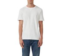 T-Shirt aus Heavy Jersey mit Flammgarnstruktur XXL weiß 2169271.0120.XXL