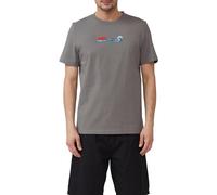 T-Shirt aus Heavy Jersey mit Jaws© UCS LLC Artwork L grau 2168328.94D6.L