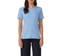 s.Oliver RED LABEL Regular Fit T-Shirt aus reiner Baumwolle in Hellblau, Größe 46