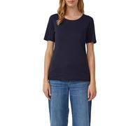 s.Oliver T-Shirt aus Interlockjersey Slim Fit Rundhalsausschnitt Blau Damen Größe 42