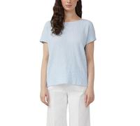 s.Oliver RED LABEL Relaxed Fit T-Shirt mit Strukturmuster in Hellblau, Größe 34