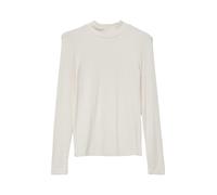 Longsleeve aus Rippware mit Stehkragen 158/164 Beige 2173725.0406.158_164