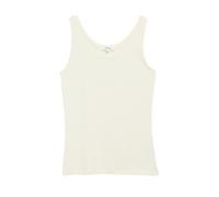 s.Oliver RED LABEL Slim Fit Tanktop aus Baumwoll-mix in Offwhite, Größe 38