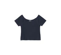 Verkürztes Off-Shoulder-Shirt im Slim Fit 170/176 blau 2164714.5952.170_176