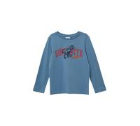 Baumwoll-Longsleeve mit Frontprint 92/98 blau 2171764.5470.92_98
