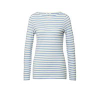 s.Oliver - T-Shirt blau|creme - Gr. - 34