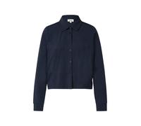 Verkürzte Jerseybluse mit Elastikbund hinten 34 blau 2174961.5959.34