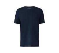 s.Oliver T-Shirt Heavy Jersey mit Crew Neck und Logo-Print Blau 3XL