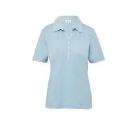 s.Oliver RED LABEL Regular Fit Jersey-Polo aus reiner Baumwolle in Bleu, Größe 44