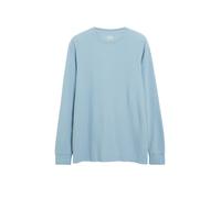 Langarmshirt S.OLIVER, Herren, Gr. L, blau (blau sky), Obermaterial: 100% Baumwolle, unifarben, Rundhals, Bündchen, Shirts Langarmshirt, mit Rundhalsausschnitt (56928042-L) blau sky