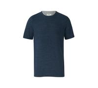 Meliertes Piqué-T-Shirt mit Kontrast-Details L blau 2170135.59W1.L