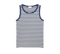 s.Oliver - T-Shirt blau/weiß - Gr. - 34