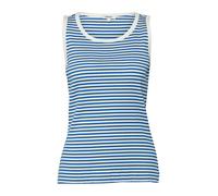 s.Oliver - T-Shirt blau|weiß - Gr. - 36
