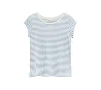 Gestreiftes Rundhalsshirt aus Baumwolle 40 blau|weiß 2178727.50H1.40