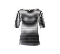 s.Oliver - T-Shirt blau/weiß - Gr. - 42