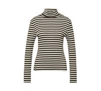 Gestreiftes Longsleeve im Slim Fit mit Rollkragen 42 braun|creme 2170281.89G8.42