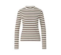 s.Oliver - T-Shirt braun|creme - Gr. - 44