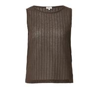 Transparentes Jersey-Top mit Rundhalsausschnitt 38 braun 2166366.8828.38