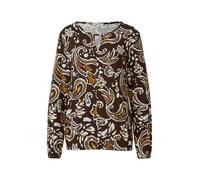 Gemustertes T-Shirt im O-Shape 36 braun|mehrfarbig 2172794.89A2.36