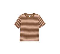 Verkürztes T-Shirt mit Streifen 40 braun|mehrfarbig 2179329.89H2.40