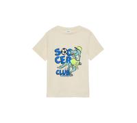 Baumwollshirt mit Fußball-Print 104/110 creme 2181605.0401.104_110