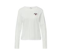 Verkürztes Longsleeve mit Stickerei-Detail 44 creme 2172640.02D0.44