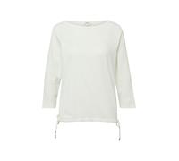 Strukturierte Shirt-Bluse mit U-Boot-Ausschnitt 46 creme 2174368.0210.46