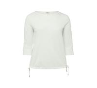 Strukturierte Shirt-Bluse mit U-Boot-Ausschnitt 48 creme 2179770.0210.48