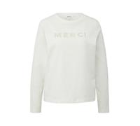 Longsleeve mit Perlenschriftzug 48 creme 2173072.02D0.48