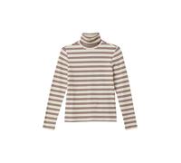 Geripptes Longsleeve im Slim Fit mit Rollkragen und Streifenmuster 170/176 creme|mehrfarbig 2170495.04G1.170_176