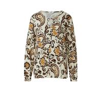 Gemusterte Bluse im Relaxed Fit 36 creme|mehrfarbig 2172794.02A2.36