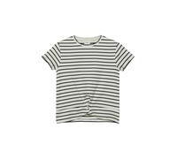 Rippshirt mit Knoten-Detail 170/176 creme|schwarz 2178006.02G1.170_176