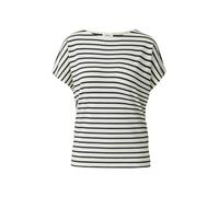 s.Oliver - T-Shirt creme|schwarz - Gr. - 42