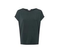 T-Shirt S.OLIVER, Damen, Gr. 40, grün (dunkelgrün), Jersey, Obermaterial: 95% Viskose, 5% Elasthan, regular fit taillenbedeckt, Rundhals, Shirts, mit Markenlabel (58464227-40) dunkelgrün
