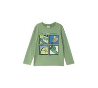 Langarmshirt mit Frontprint 104/110 grün 2175762.7253.104_110