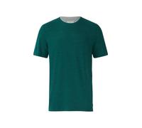 Meliertes Piqué-T-Shirt mit Kontrast-Details S grün 2170135.79W1.S