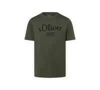 s.Oliver Baumwoll-T-Shirt mit Logo-Print