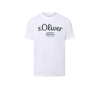 s.Oliver Baumwoll-T-Shirt mit Logo-Print