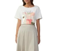 s.Oliver T-Shirt im Loose Fit mit Kontrastnähten und Frontprint