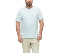 s.Oliver T-Shirt in Flammgarnstruktur mit Logo-Detail