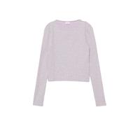 Verkürztes T-Shirt im Slim Fit mit Rippstruktur 146/152 lila|mehrfarbig 2175936.46A1.146_152